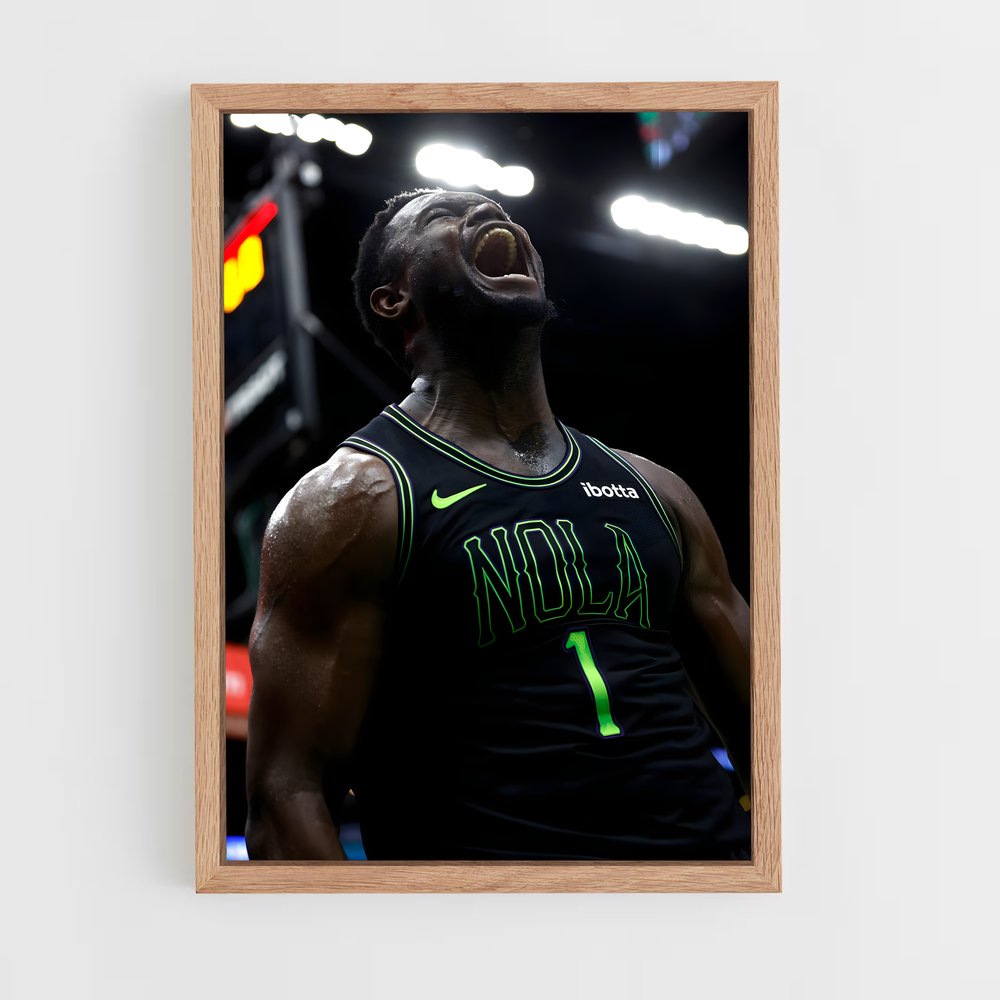 Poster Zion williamson – affiche Basketball (vue 4)
